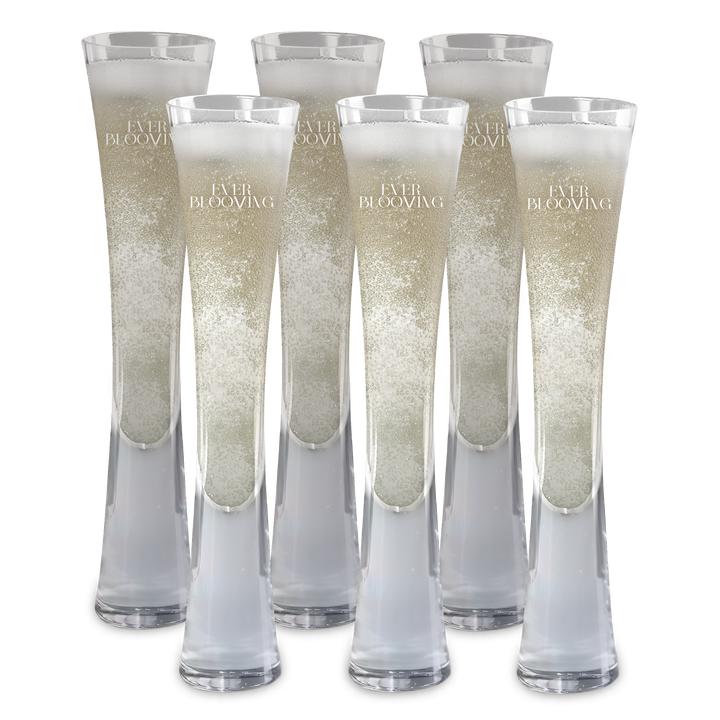 Hand Blown Artisan Crafted Champagne Flute