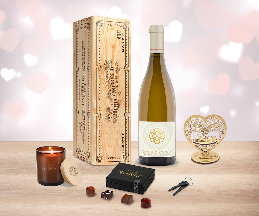 Valentine White Wine "Love" Gift Set