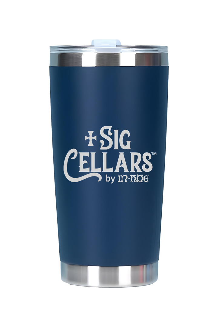 20oz Double Wall Stainless Steel Tall Tumbler with Lid