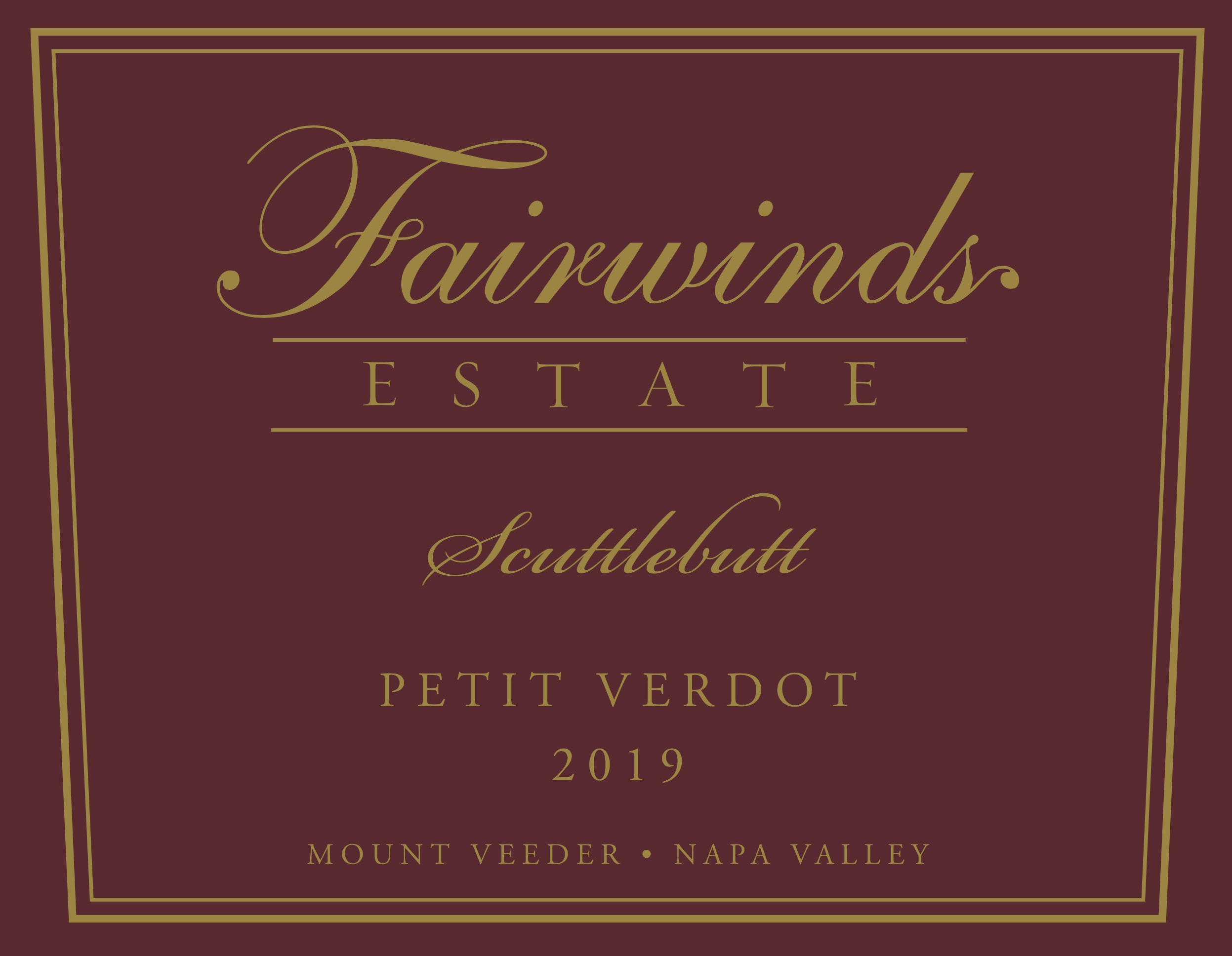Scuttlebutt - 2019 Petit Verdot - Mount Veeder, Napa Valley – WINE