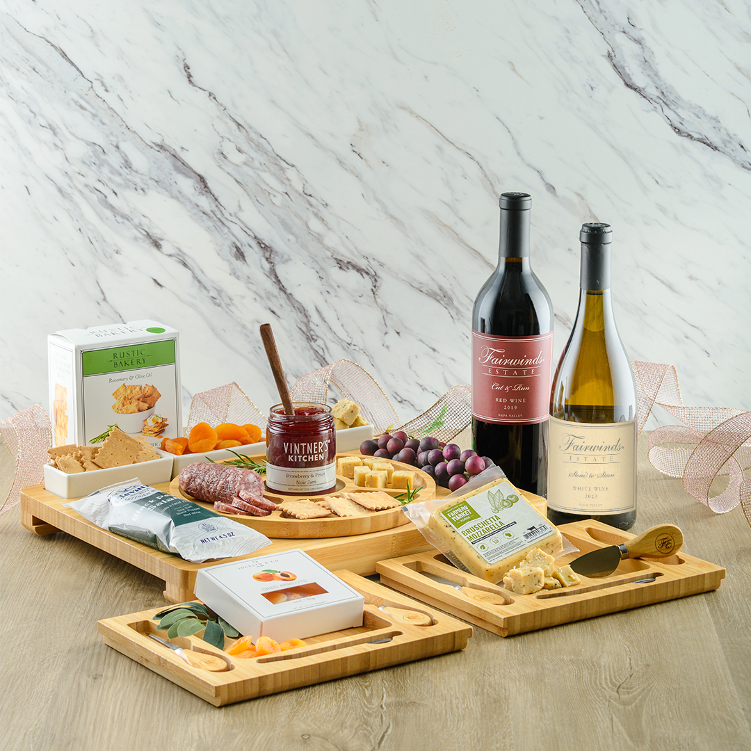 Premium Red & White Charcuterie Board