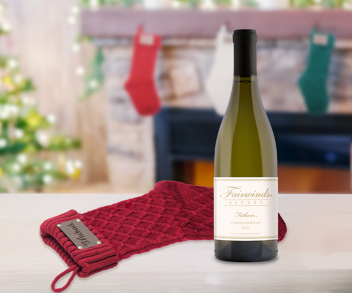 Personalized Christmas Stocking & Sip