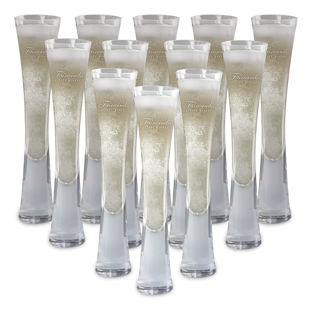 Hand Blown Artisan Crafted Champagne Flute