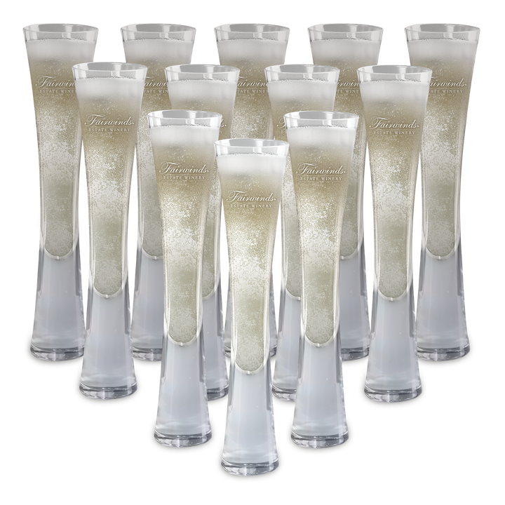Hand Blown Artisan Crafted Champagne Flute