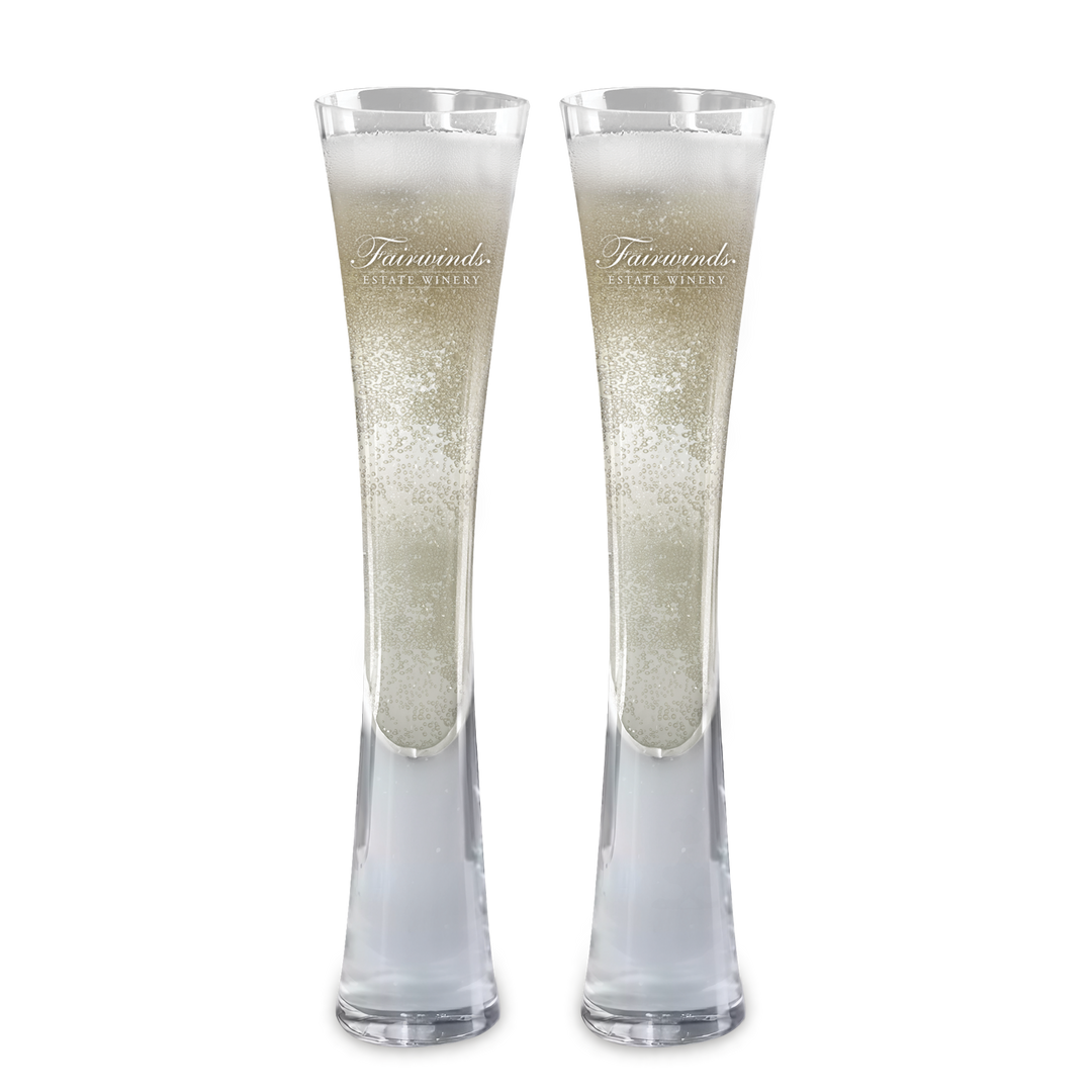 Hand Blown Artisan Crafted Champagne Flute