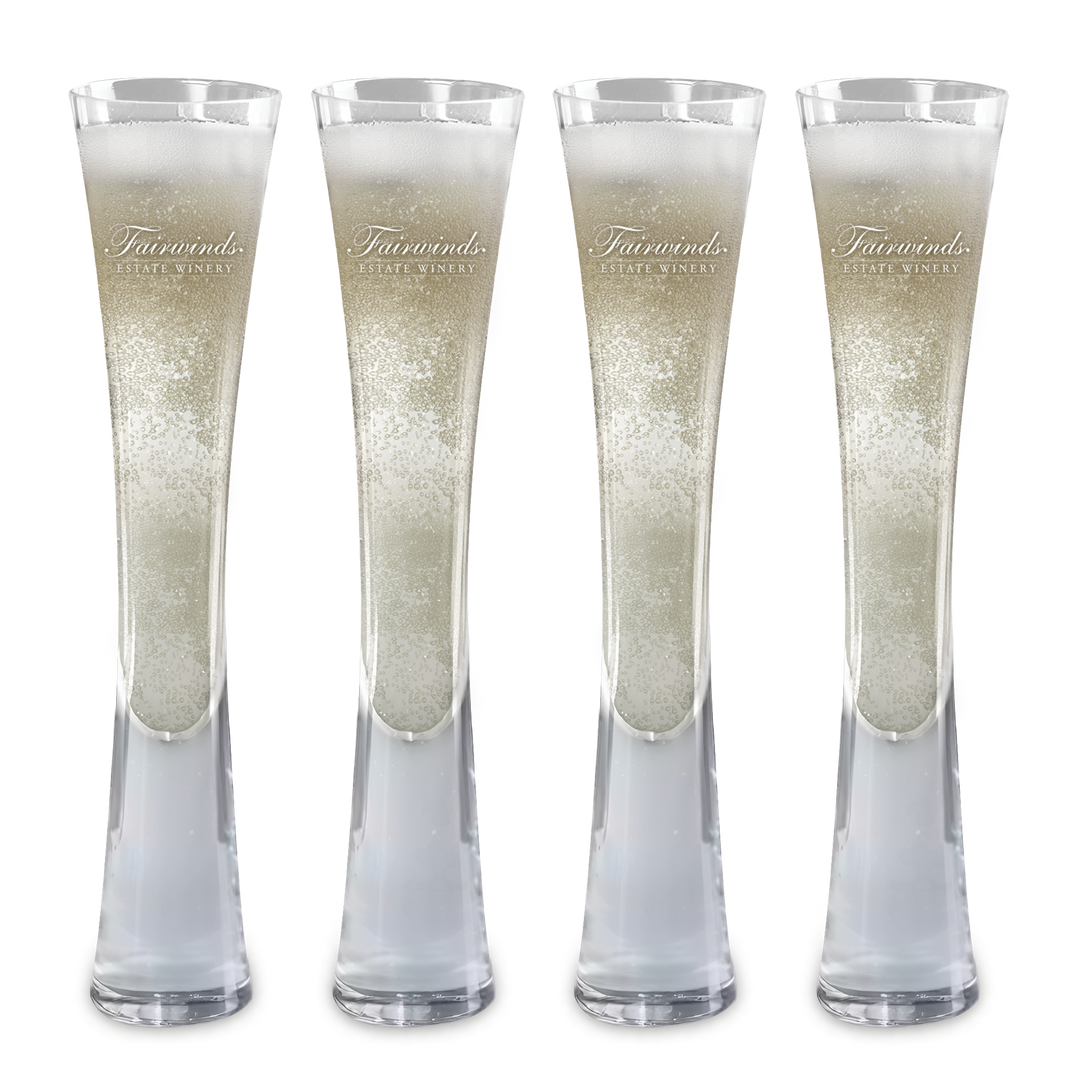 Hand Blown Artisan Crafted Champagne Flute