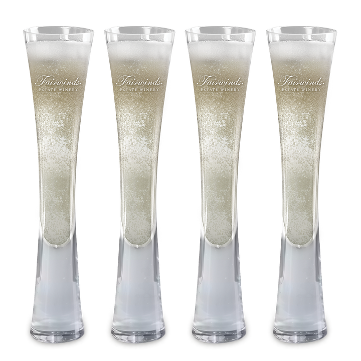 Hand Blown Artisan Crafted Champagne Flute