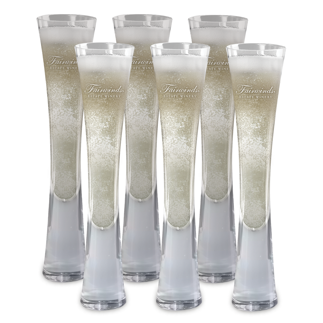 Hand Blown Artisan Crafted Champagne Flute