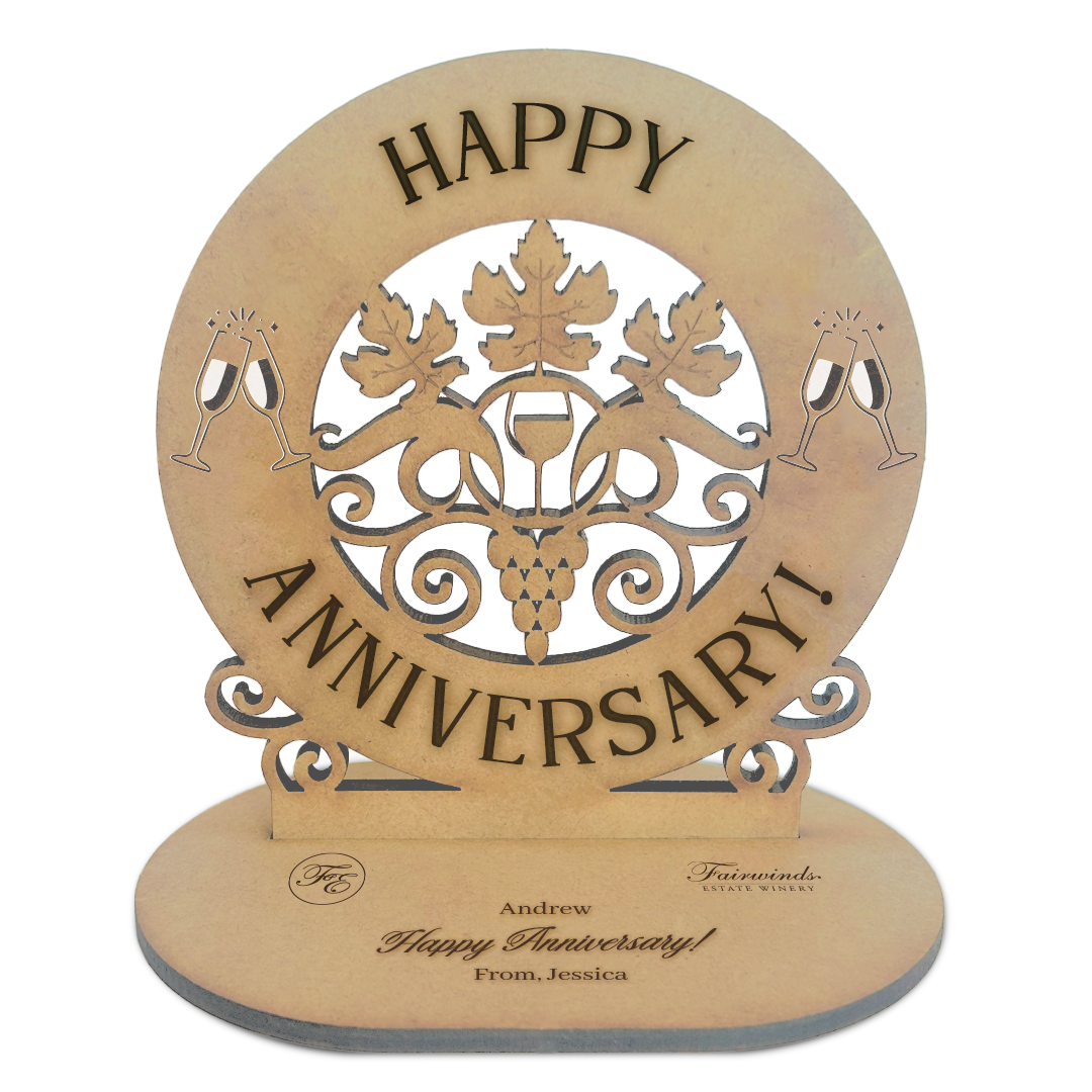 3D Wood Card - Anniversary