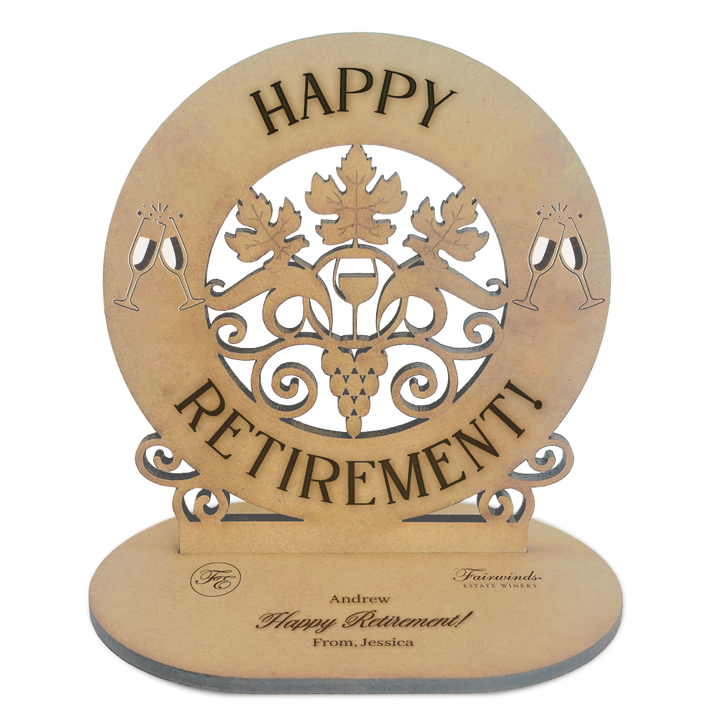 "Happy Retirement" Chardonnay