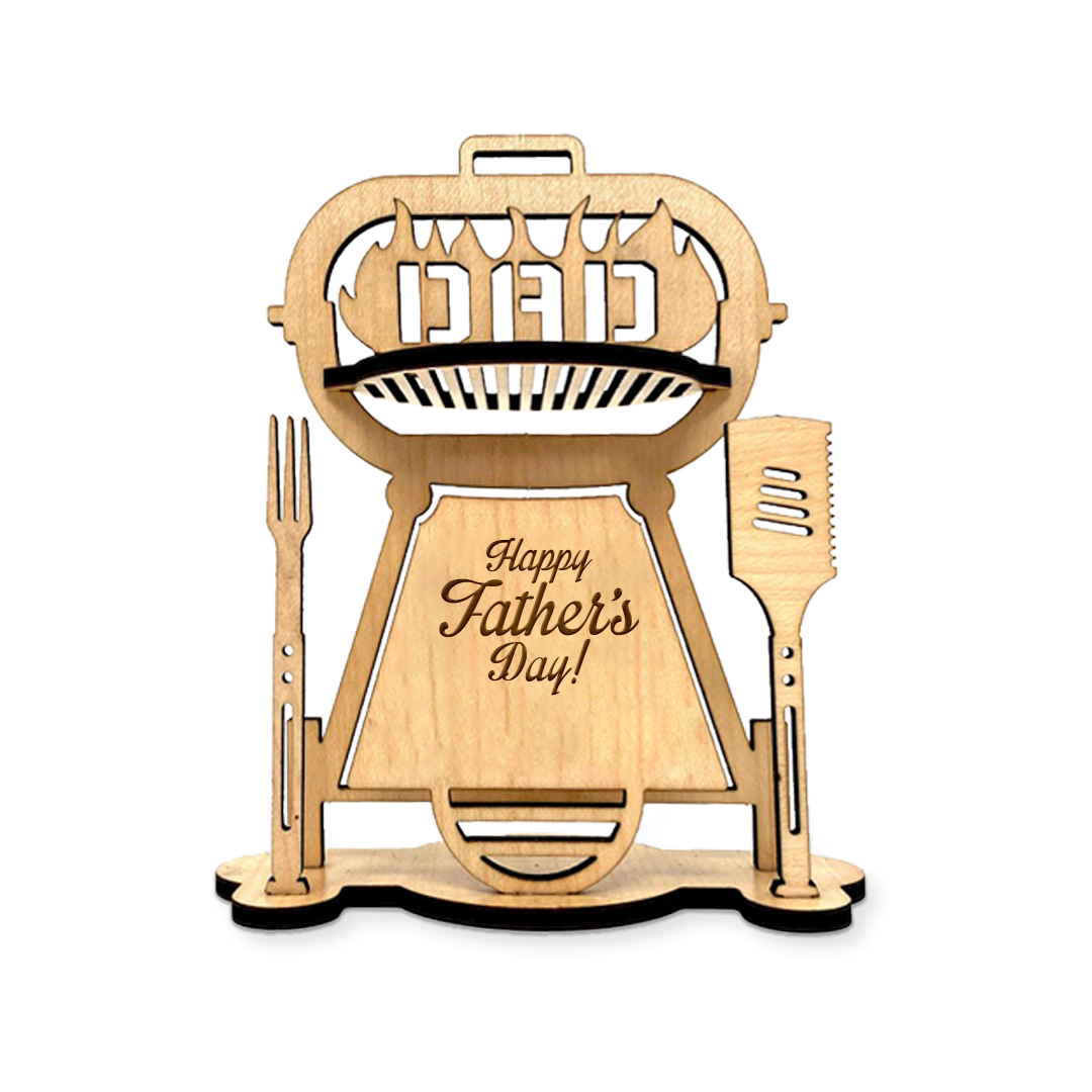 Father's Day - 3D Wood Card