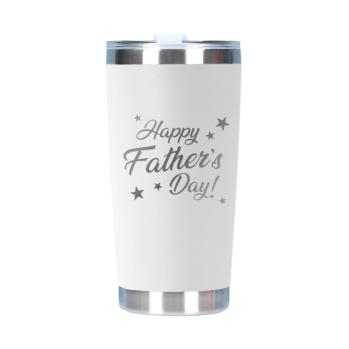Happy Father's Day 20oz Double Wall Stainless Steel Tall Tumbler with Lid