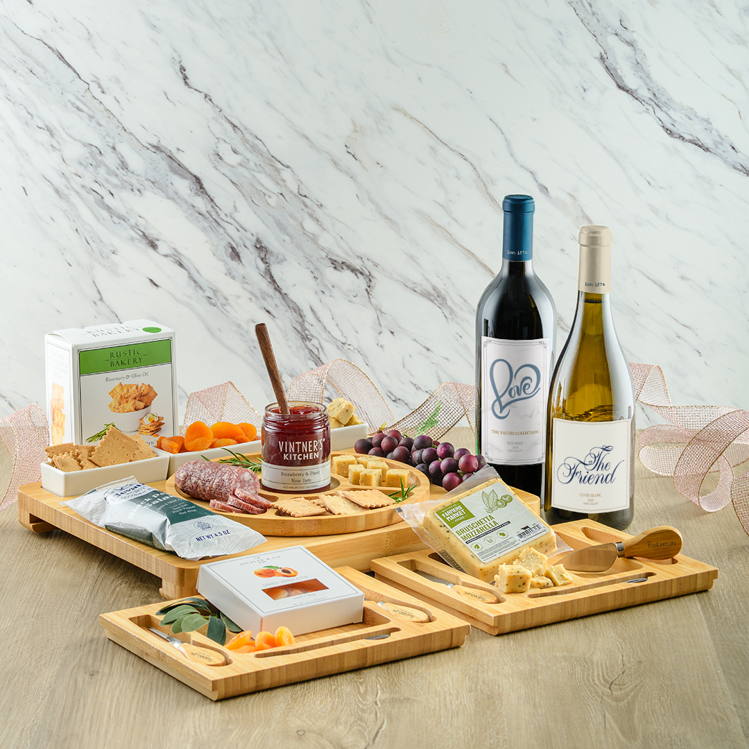 Premium Red & White Charcuterie Board