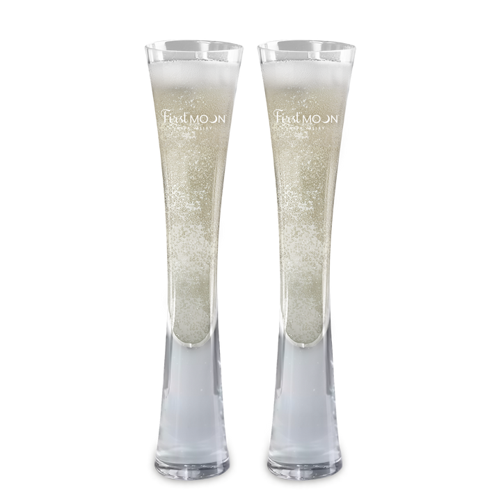 Hand Blown Artisan Crafted Champagne Flute