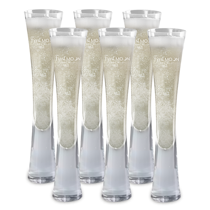 Hand Blown Artisan Crafted Champagne Flute