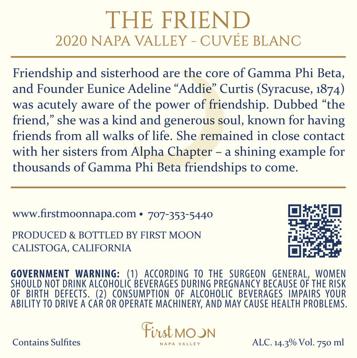 The Friend - 2020 Cuvée Blanc - Napa Valley