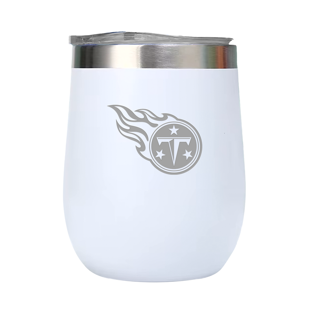 12oz Double Wall Stainless Steel Wine Tumbler with Lid