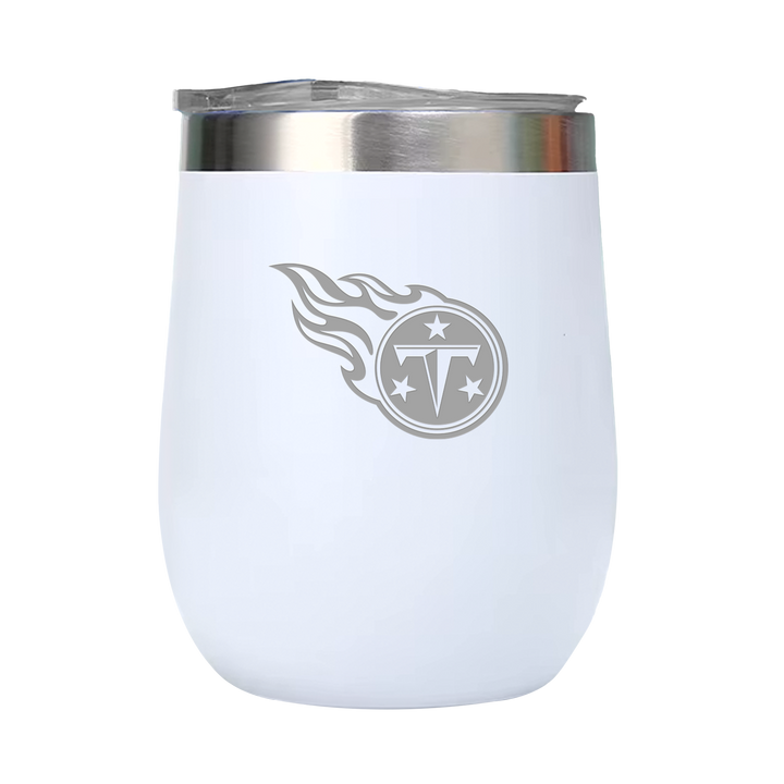 12oz Double Wall Stainless Steel Wine Tumbler with Lid