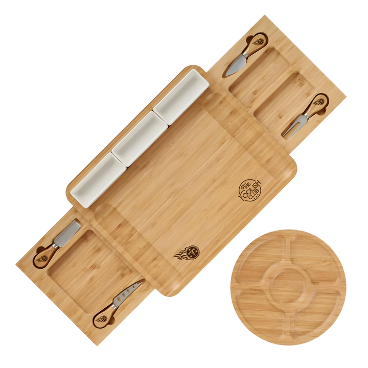 Large Charcuterie & Cheese Board and Knife Set