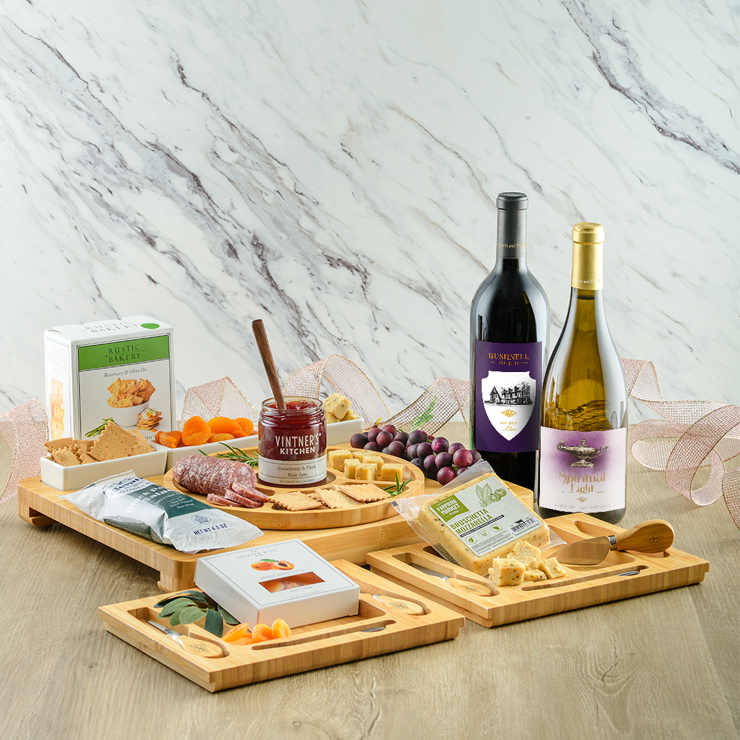 Premium Red & White Charcuterie Board