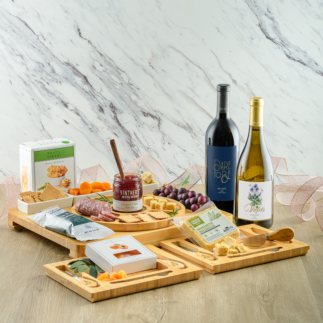 Premium Red & White Charcuterie Board