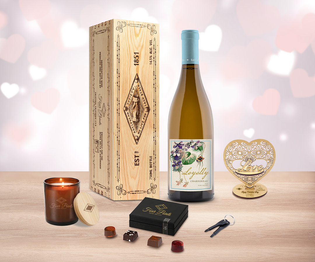 Valentine White Wine "Love" Gift Set