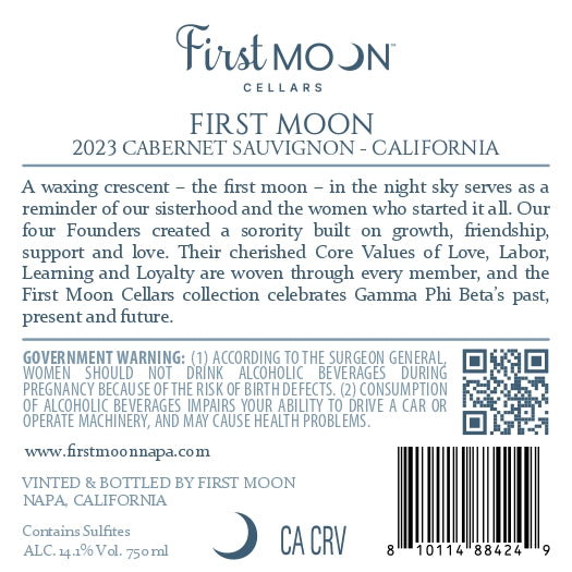 First Moon - 2023 Cabernet Sauvignon - California
