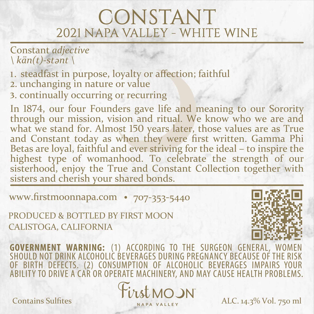 Constant - 2021 Cuvée Blanc - Napa Valley