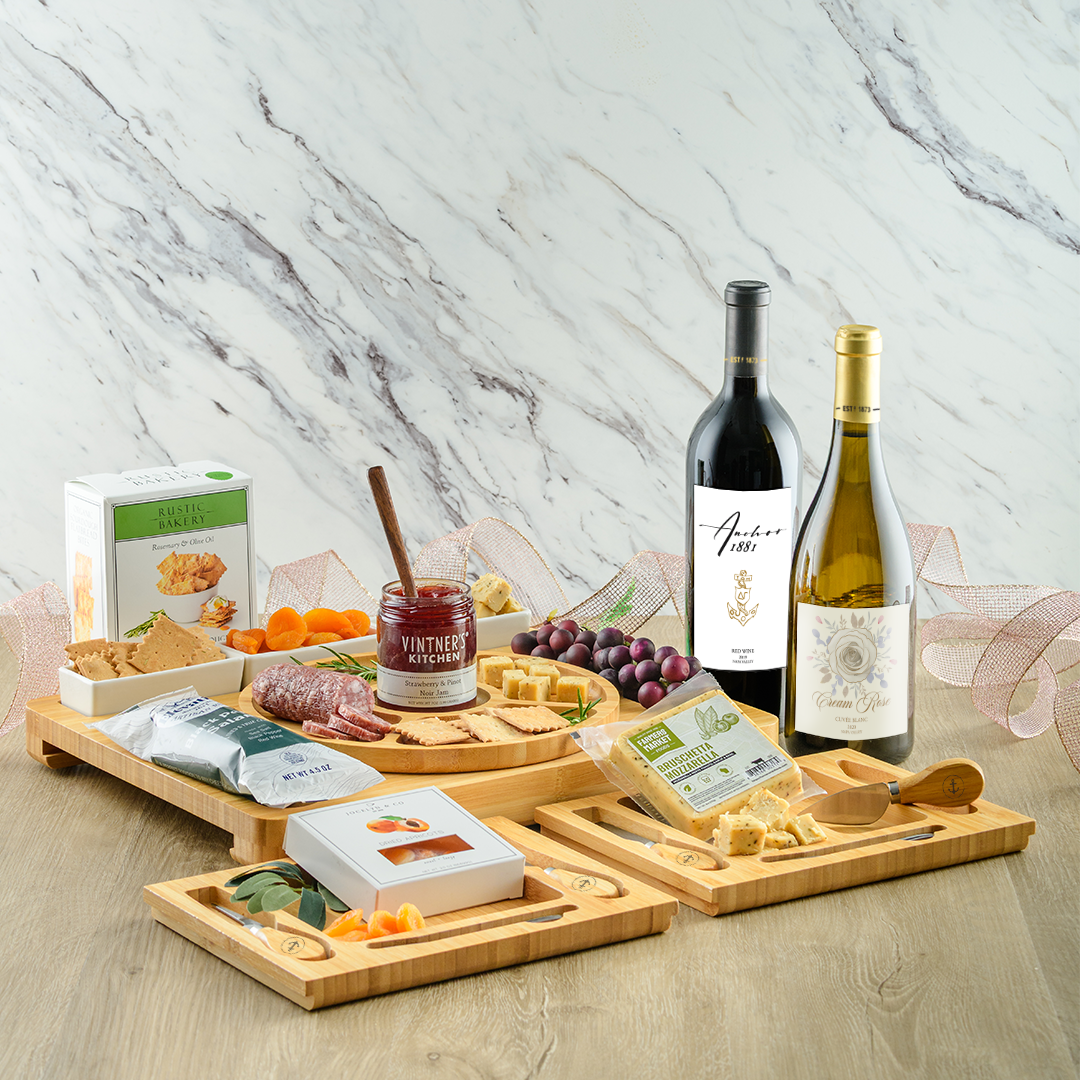 Premium Red & White Charcuterie Board