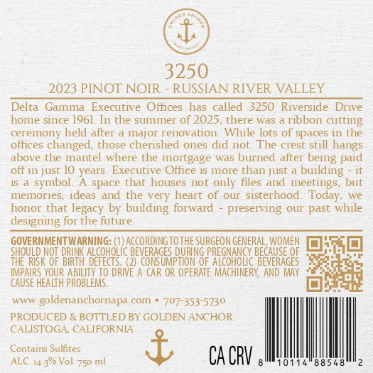 3250 - 2023 Pinot Noir - Russian River Valley