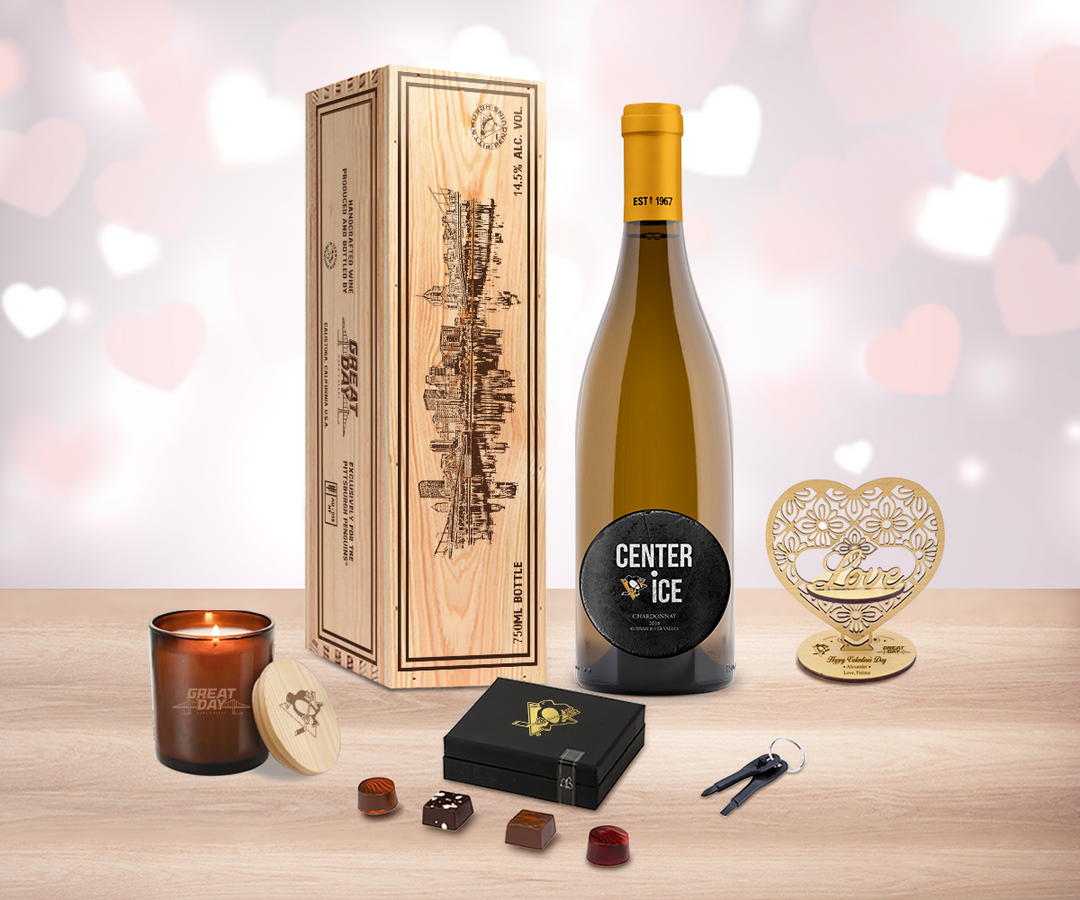 Valentine White Wine "Love" Gift Set