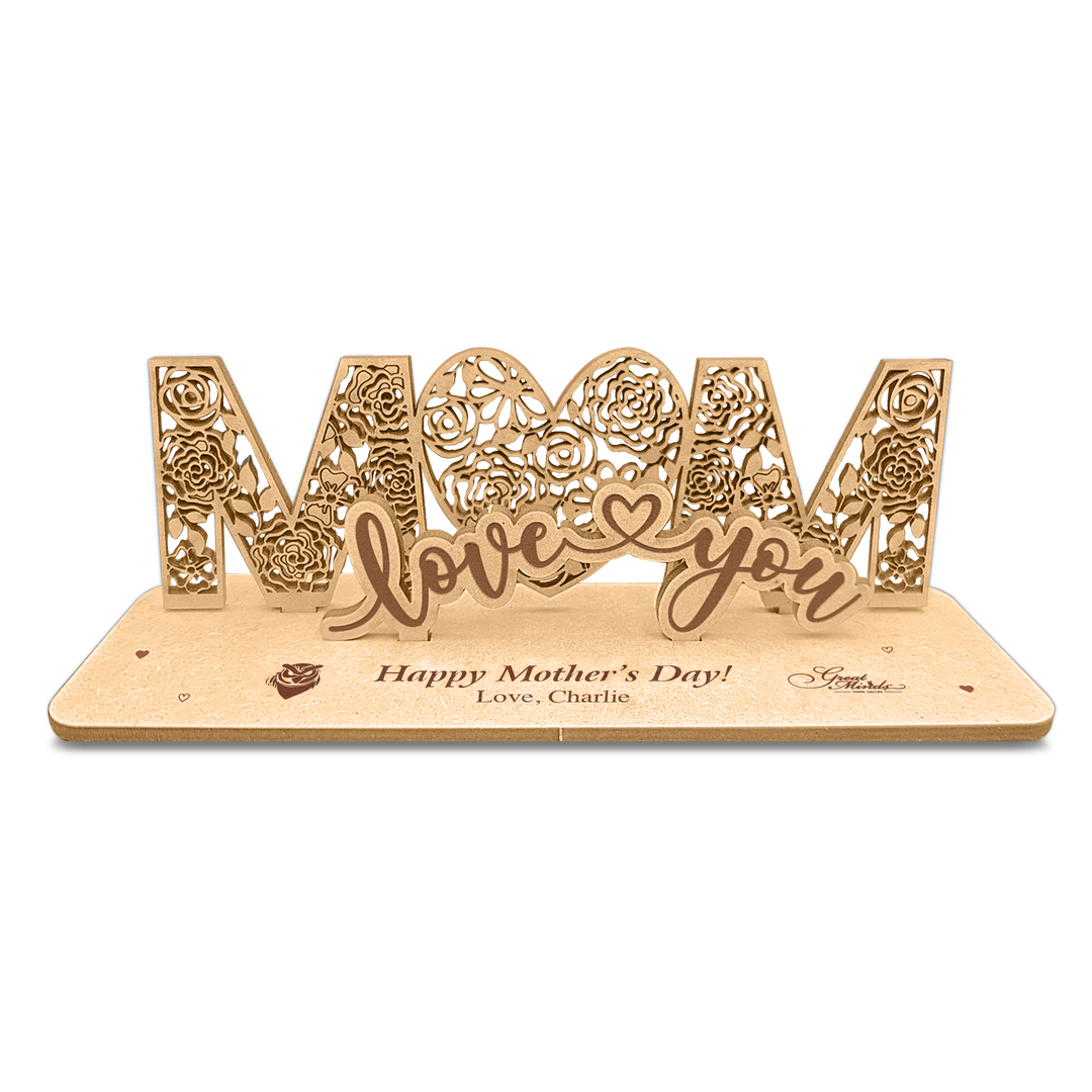 3D Wood Card - Mother's Day