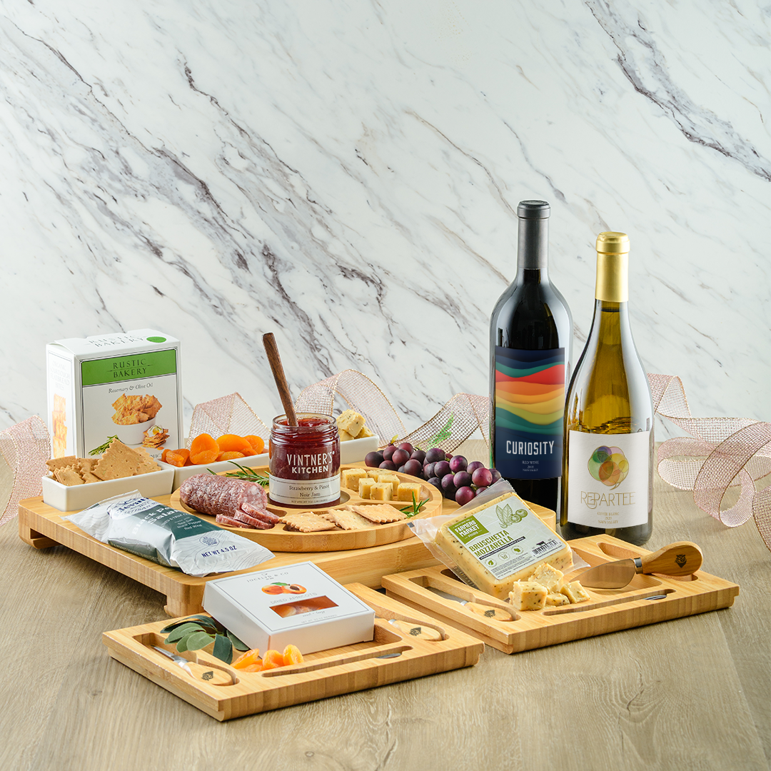 Premium Red & White Charcuterie Board