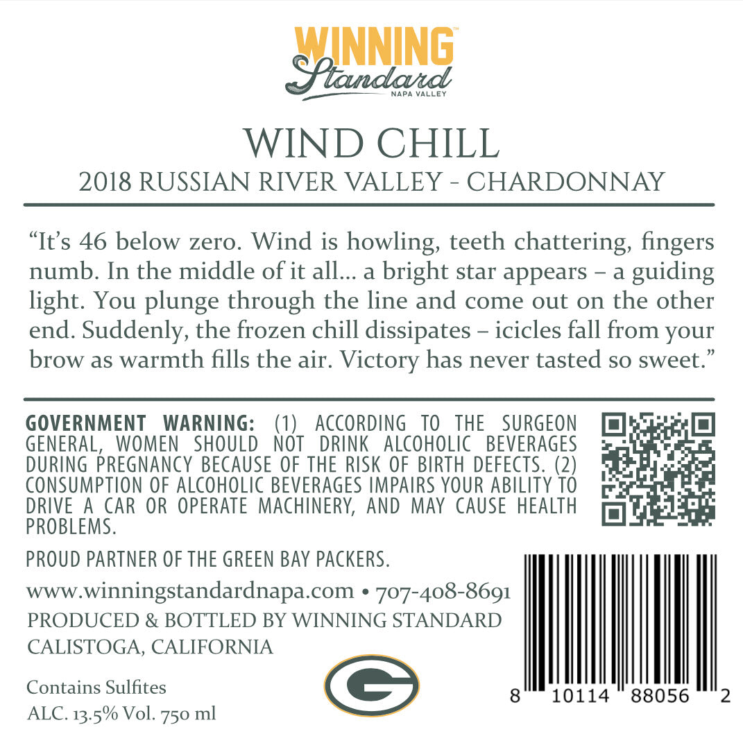 Wind Chill - 2018 Chardonnay - Russian River Valley