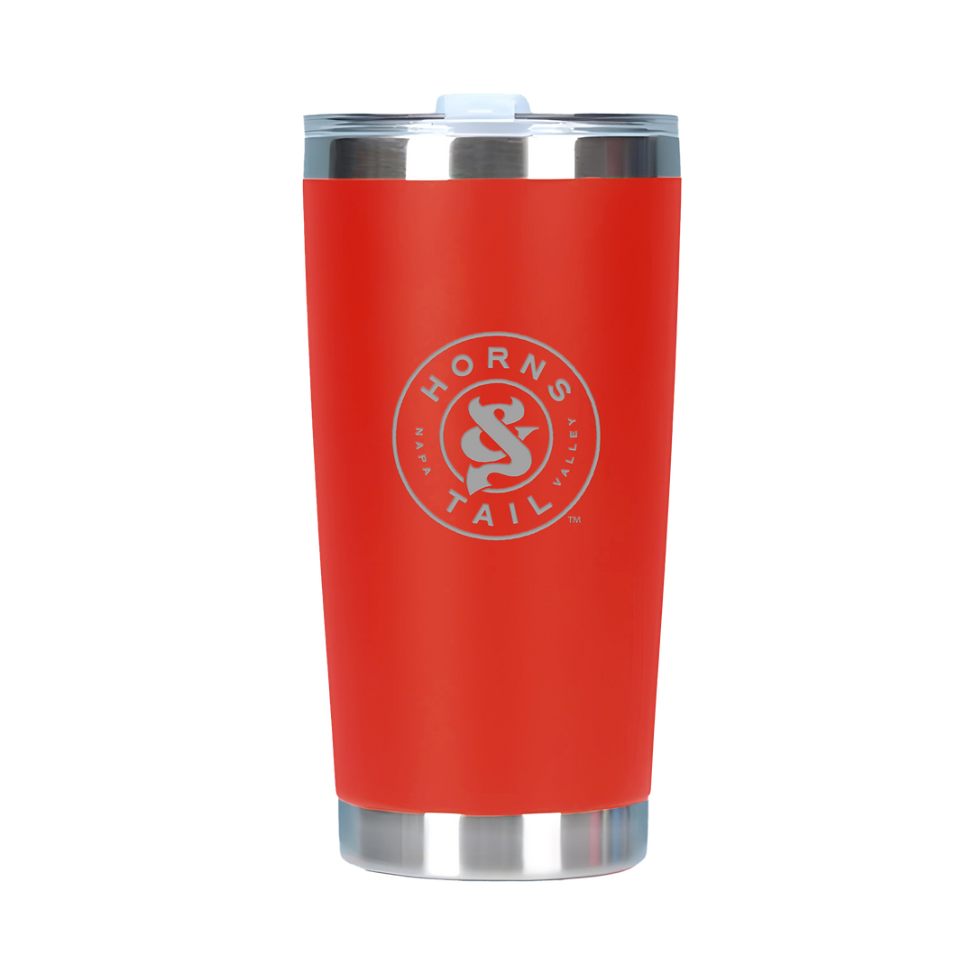 20oz Double Wall Stainless Steel Tall Tumbler with Lid