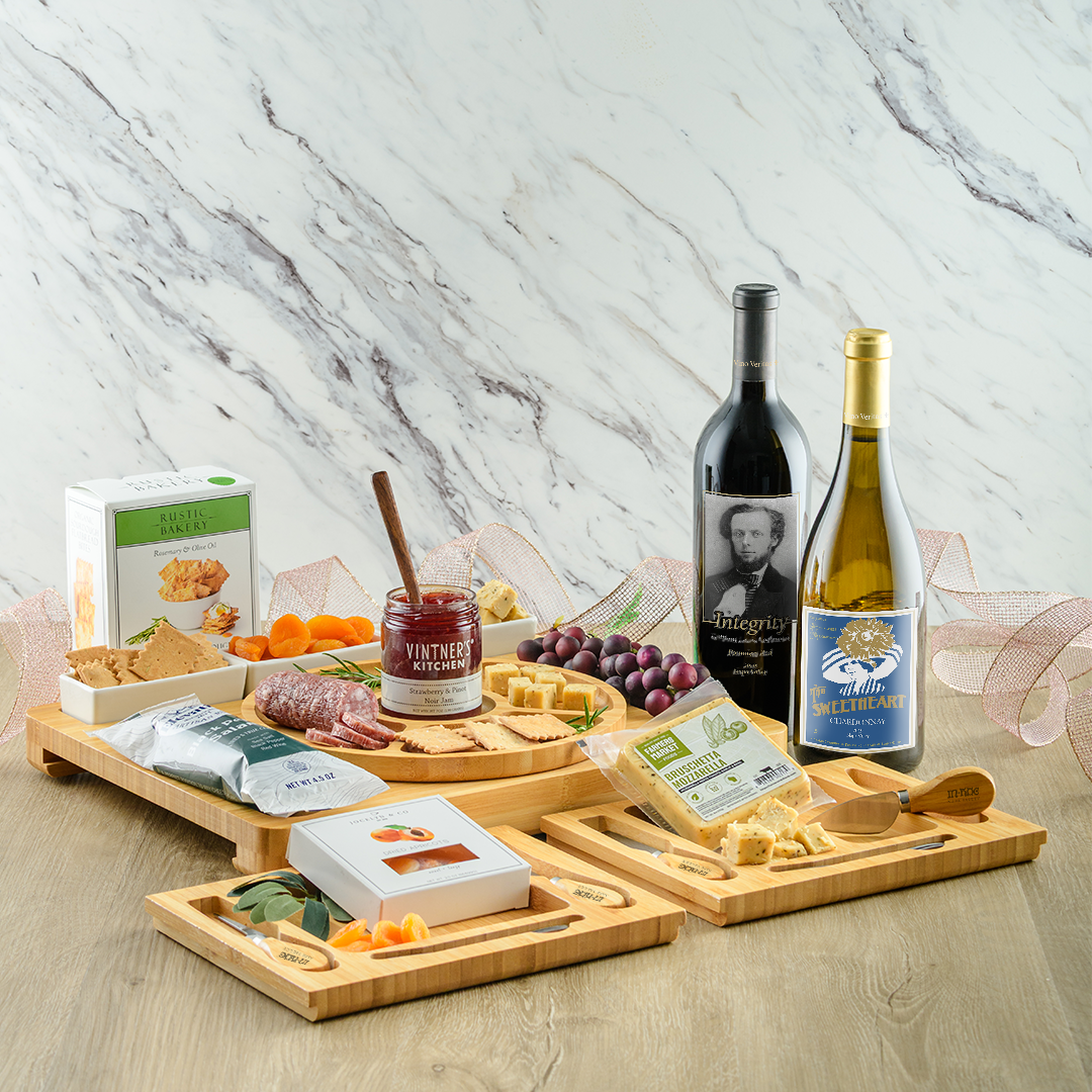 Premium Red & White Charcuterie Board