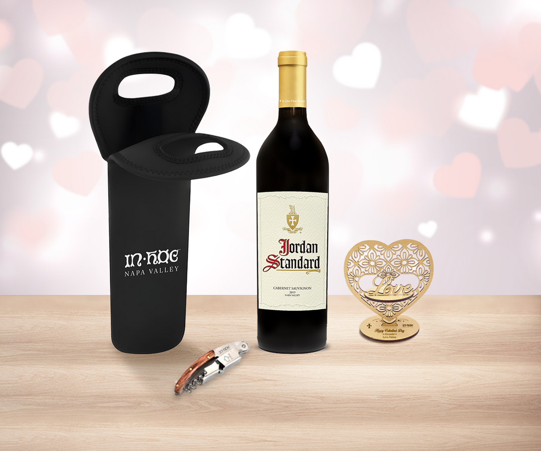 Valentine Red Wine & Tote Bag Delight