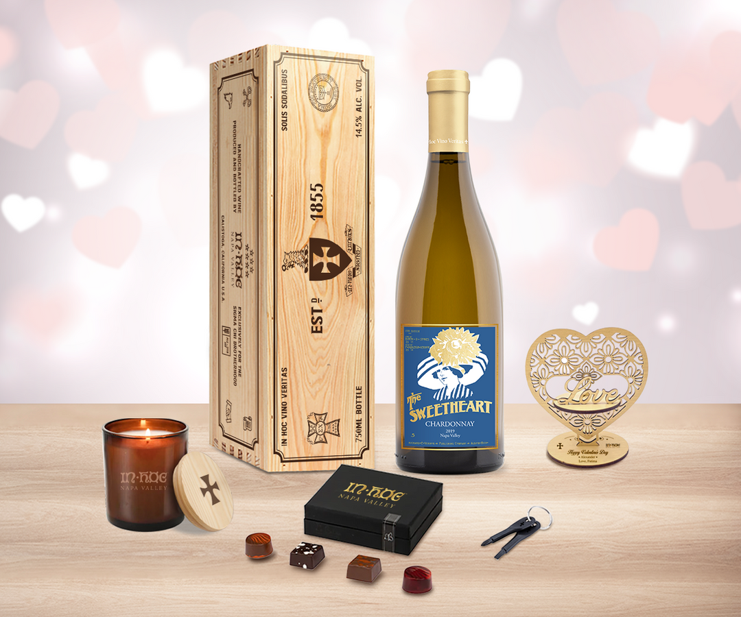 Valentine White Wine "Love" Gift Set