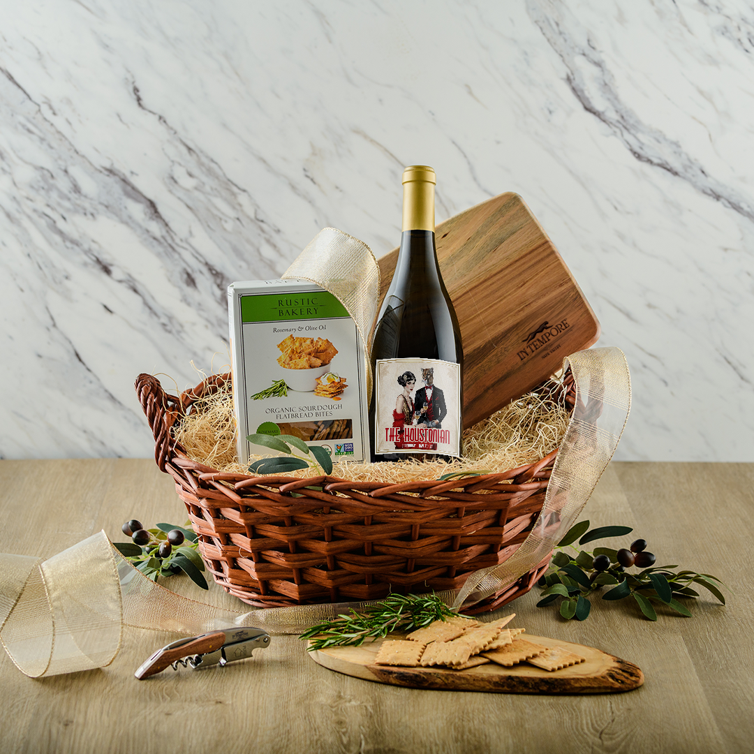 Signature White Gift Basket