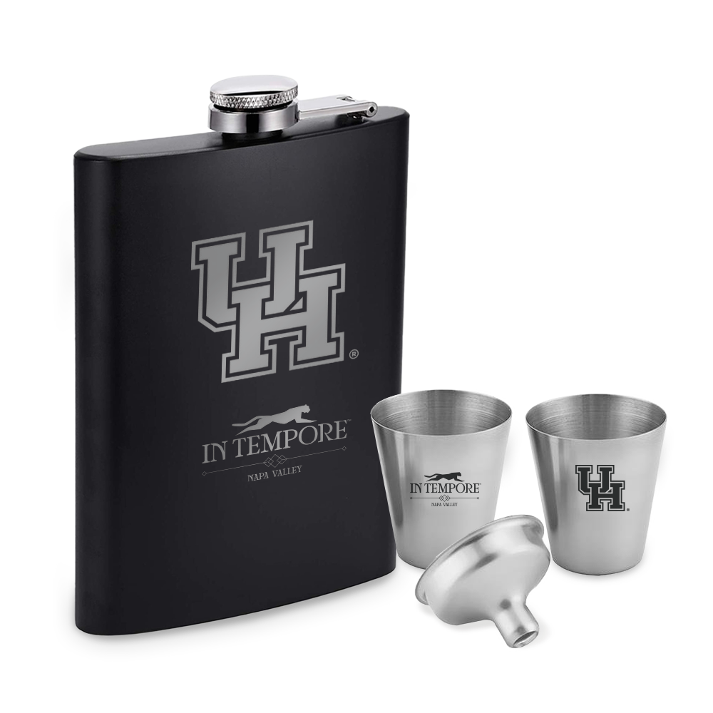 Black Flask Set