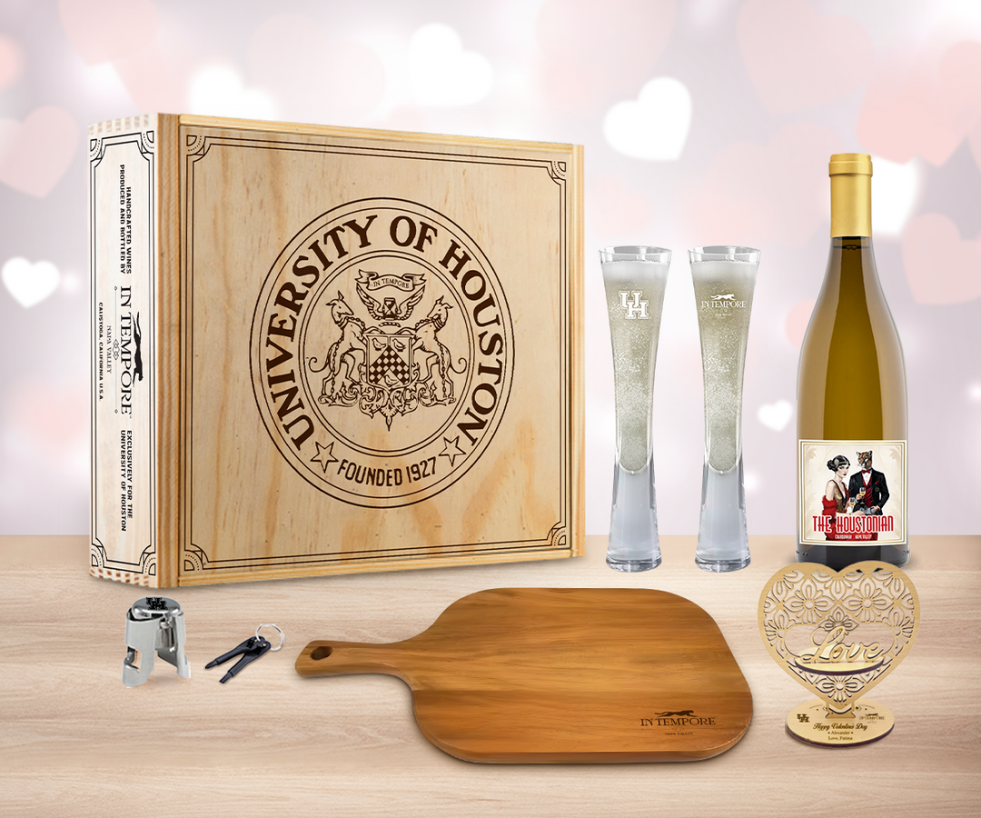 Valentine Sparkling Wine "Cheers" Gift Set