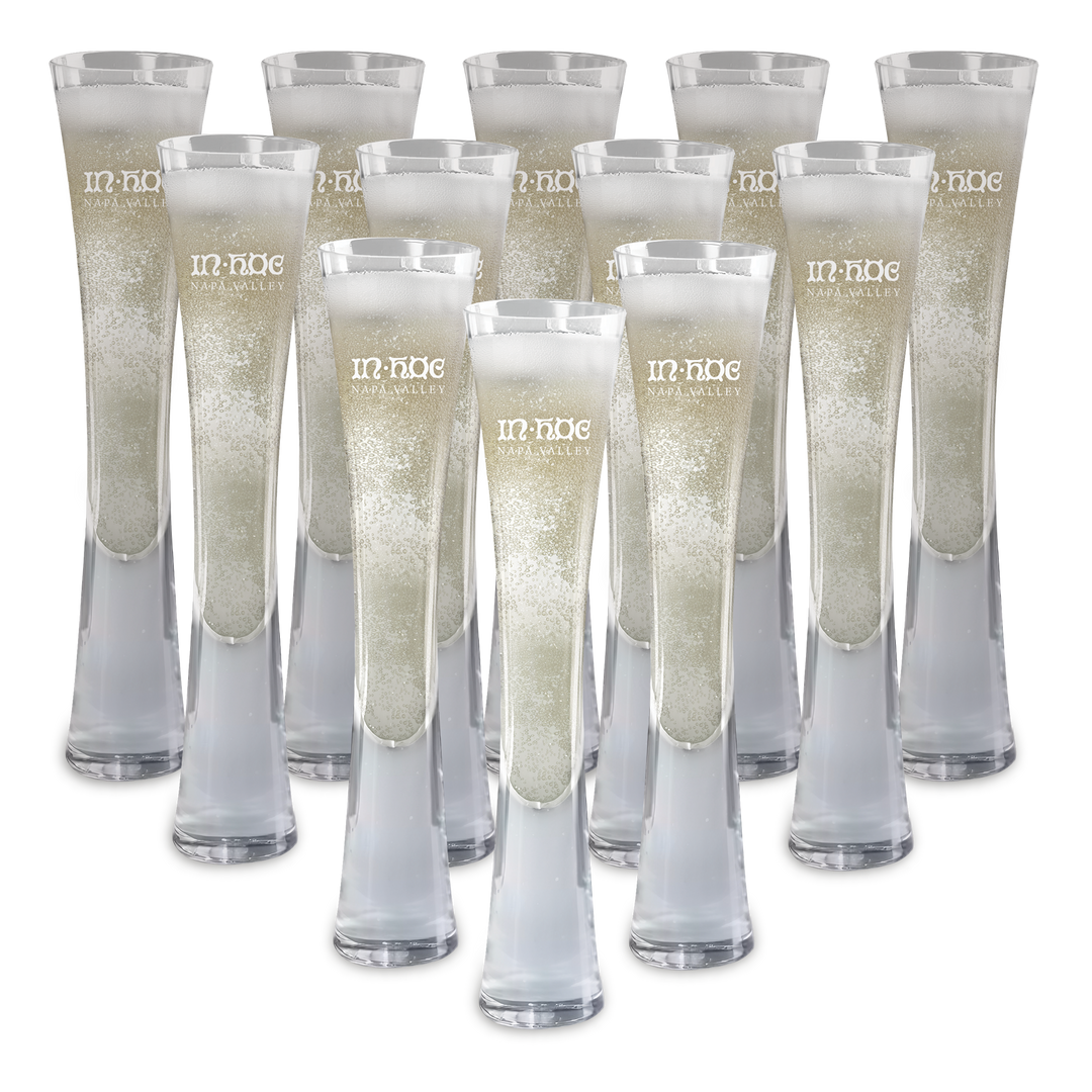 Hand Blown Artisan Crafted Champagne Flute