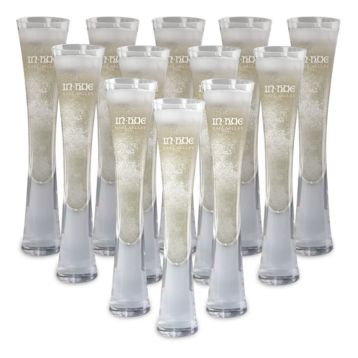 Hand Blown Artisan Crafted Champagne Flute