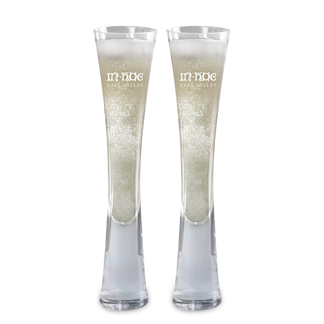 Hand Blown Artisan Crafted Champagne Flute