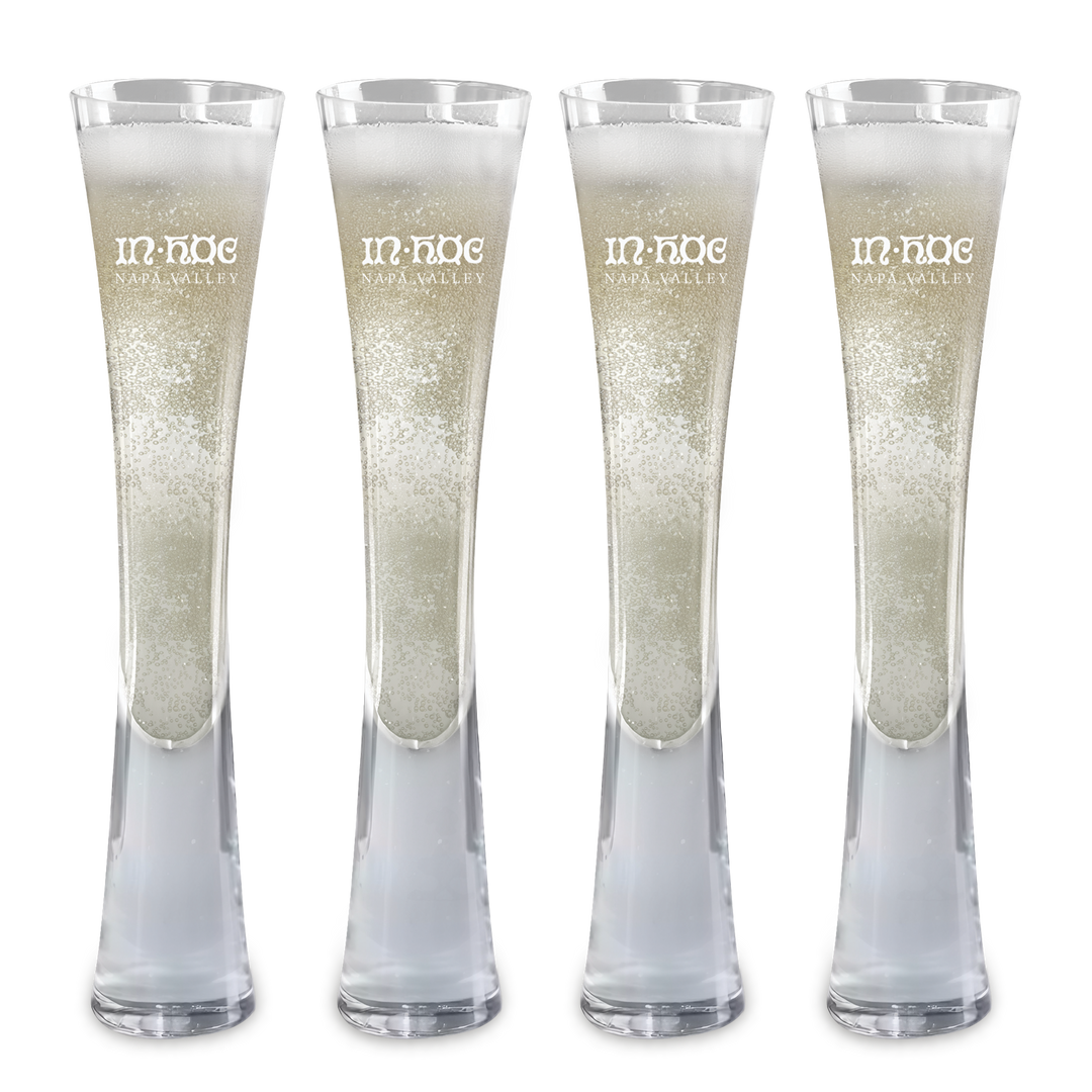 Hand Blown Artisan Crafted Champagne Flute