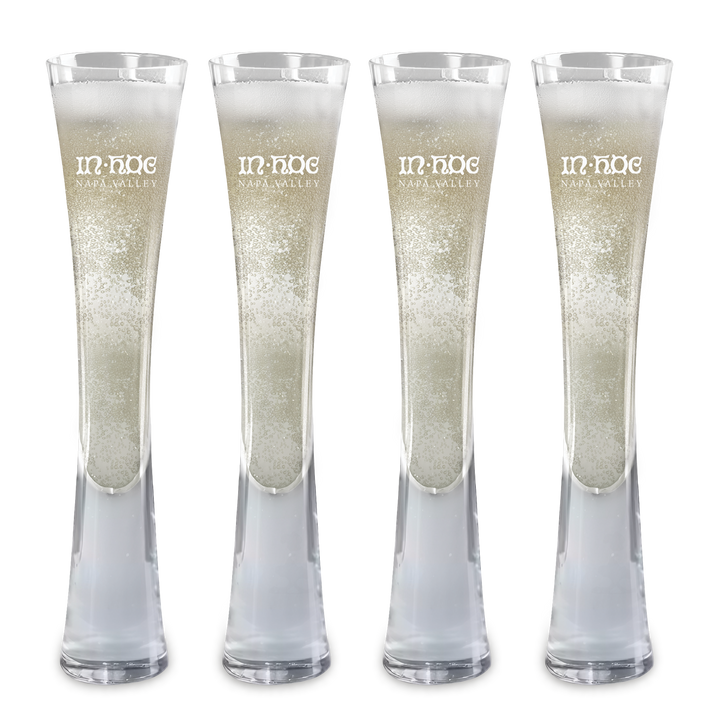 Hand Blown Artisan Crafted Champagne Flute