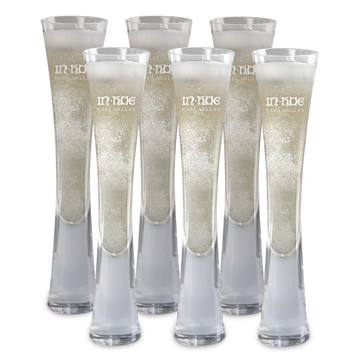 Hand Blown Artisan Crafted Champagne Flute