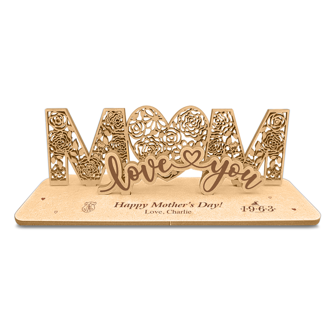 3D Wood Card - Mother's Day