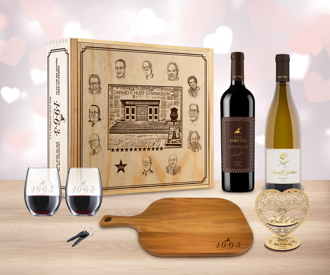 Valentine Red & White Wine "Toast" Gift Set