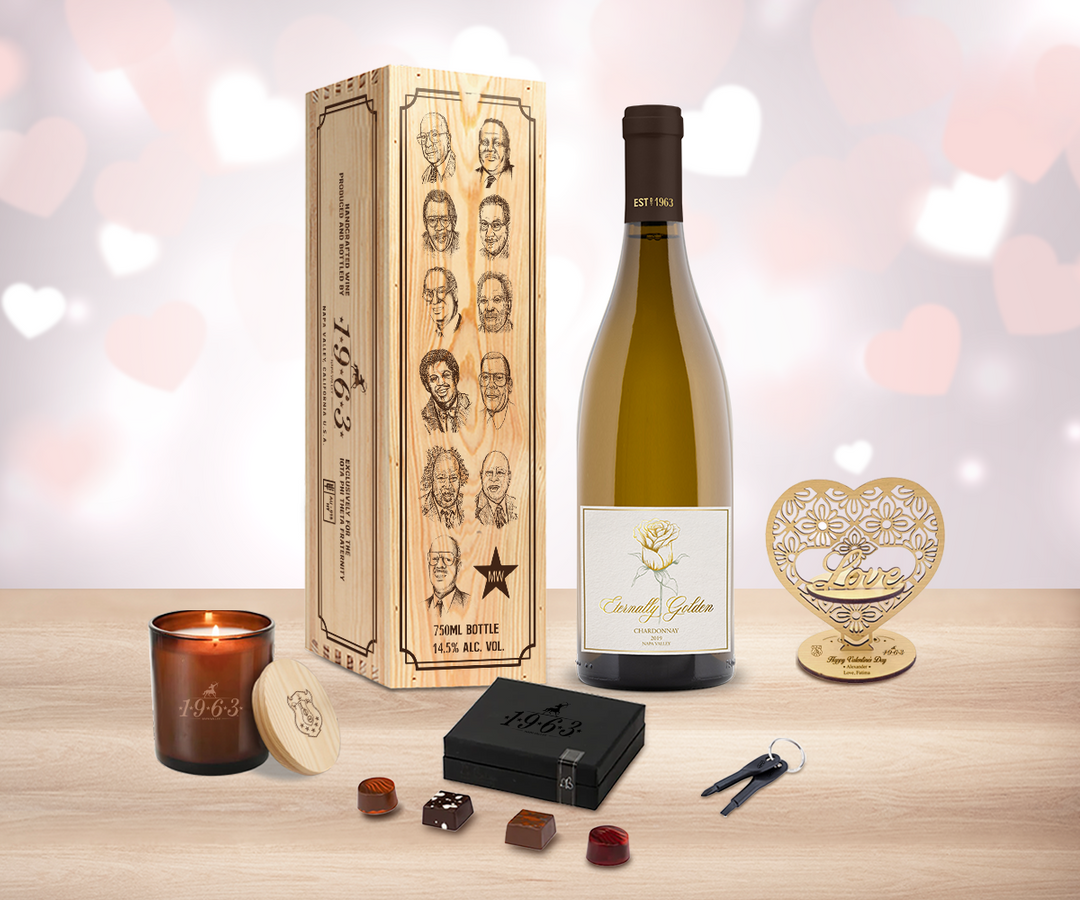 Valentine White Wine "Love" Gift Set